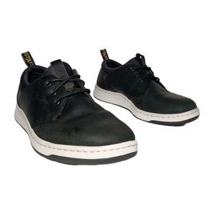 Dr. Martens Solaris Black Leather Sneaker Unisex US M 10/W 11 Casual Shoes Doc